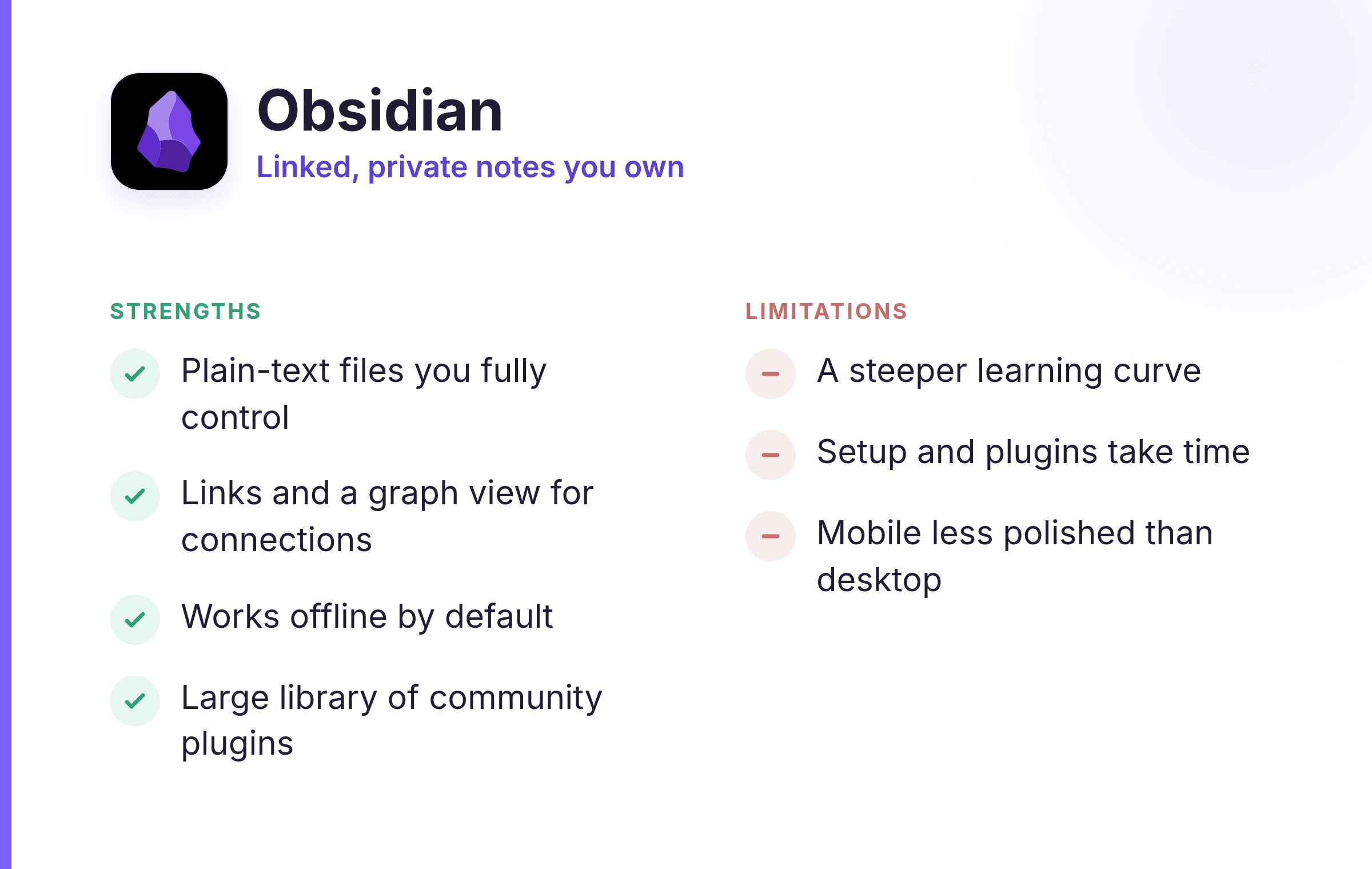 Obsidian linked notes app graph view